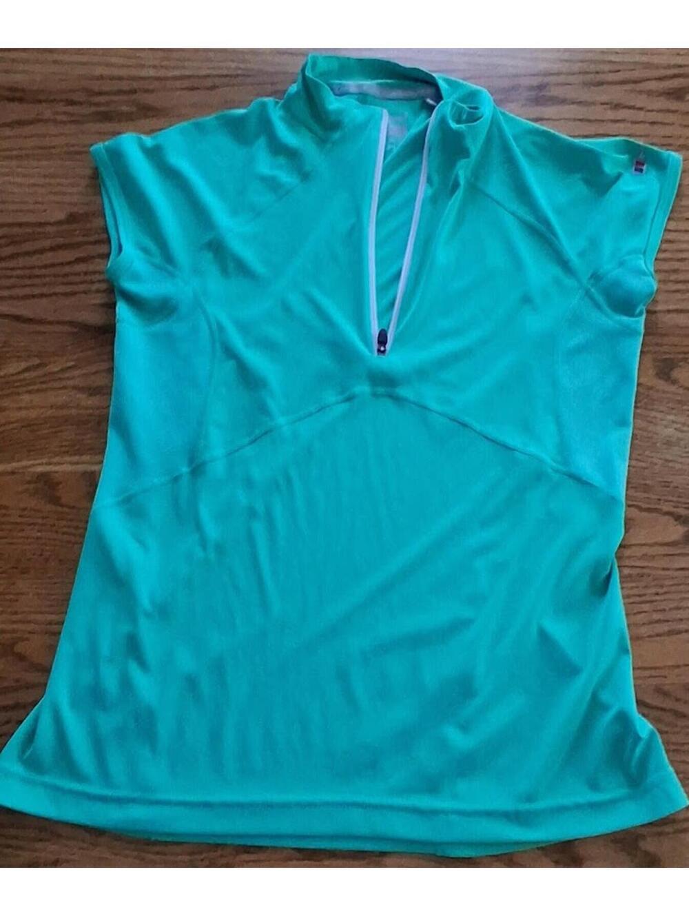 Berghaus Argentium Sleeveless Zip Mock Neck Athletic Top Sz M